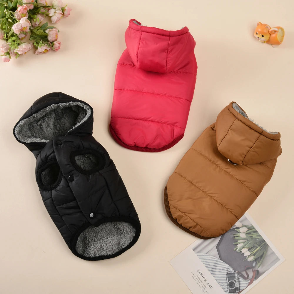 Cozy Hooded Pet Jacket
