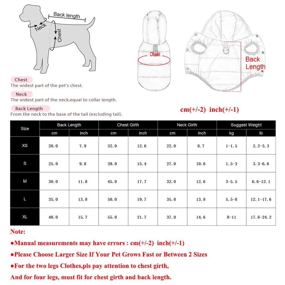 Cozy Hooded Pet Jacket