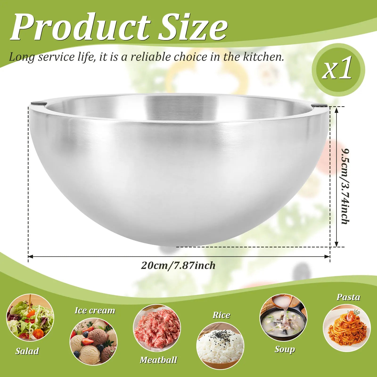 Stainless Steel Cooling Bowl