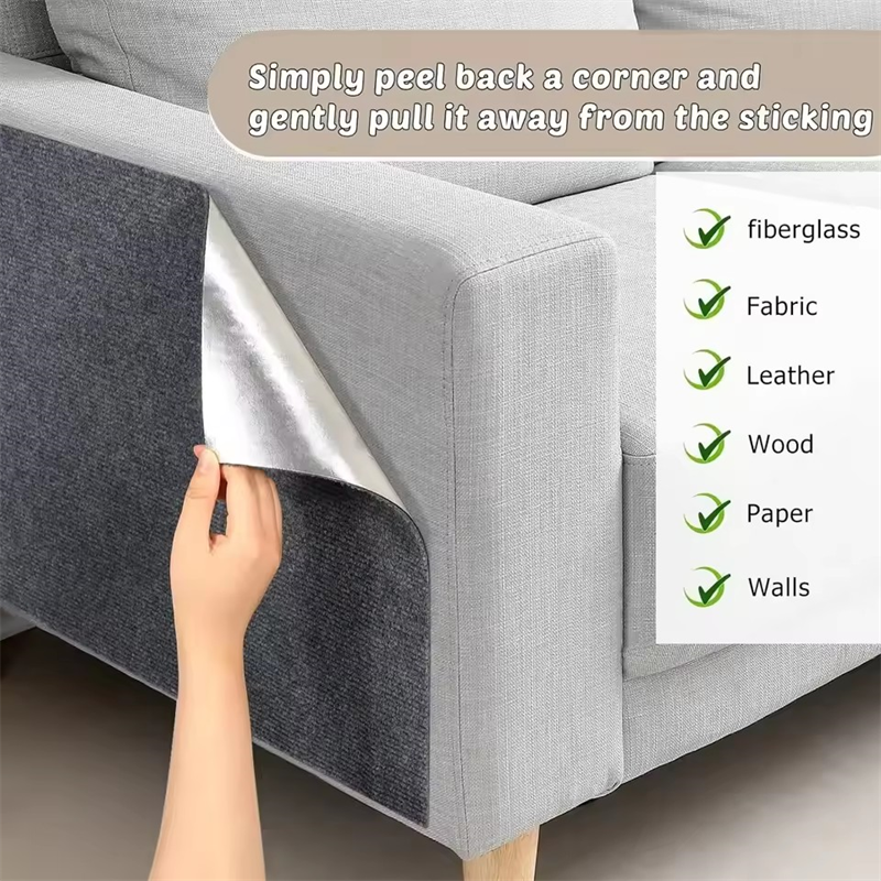 Cat Scratch Sofa Protector – Heavy-Duty Peel & Stick Furniture Protection
